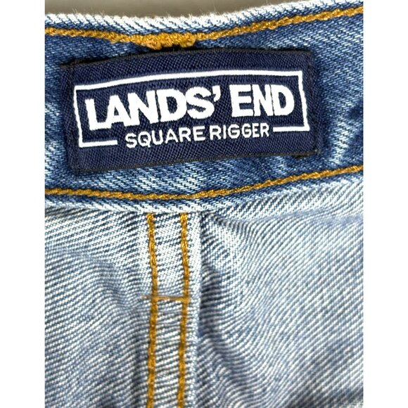 VTG Coastal Fisherman Preppy Lands' End Square Rigger Relax Fit Jeans, Men's 36 - Picture 4 of 9